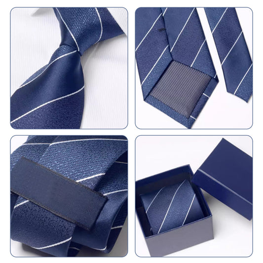 Nelipo 8cm Men's Business Formal Tie Stripe