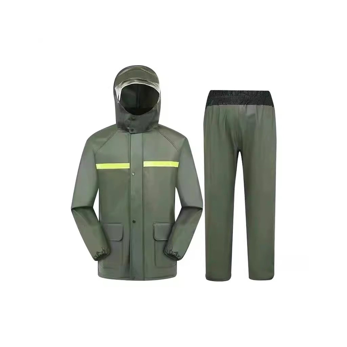 Nelipo Raincoat and rain pants set thickened full body waterproof raincoat