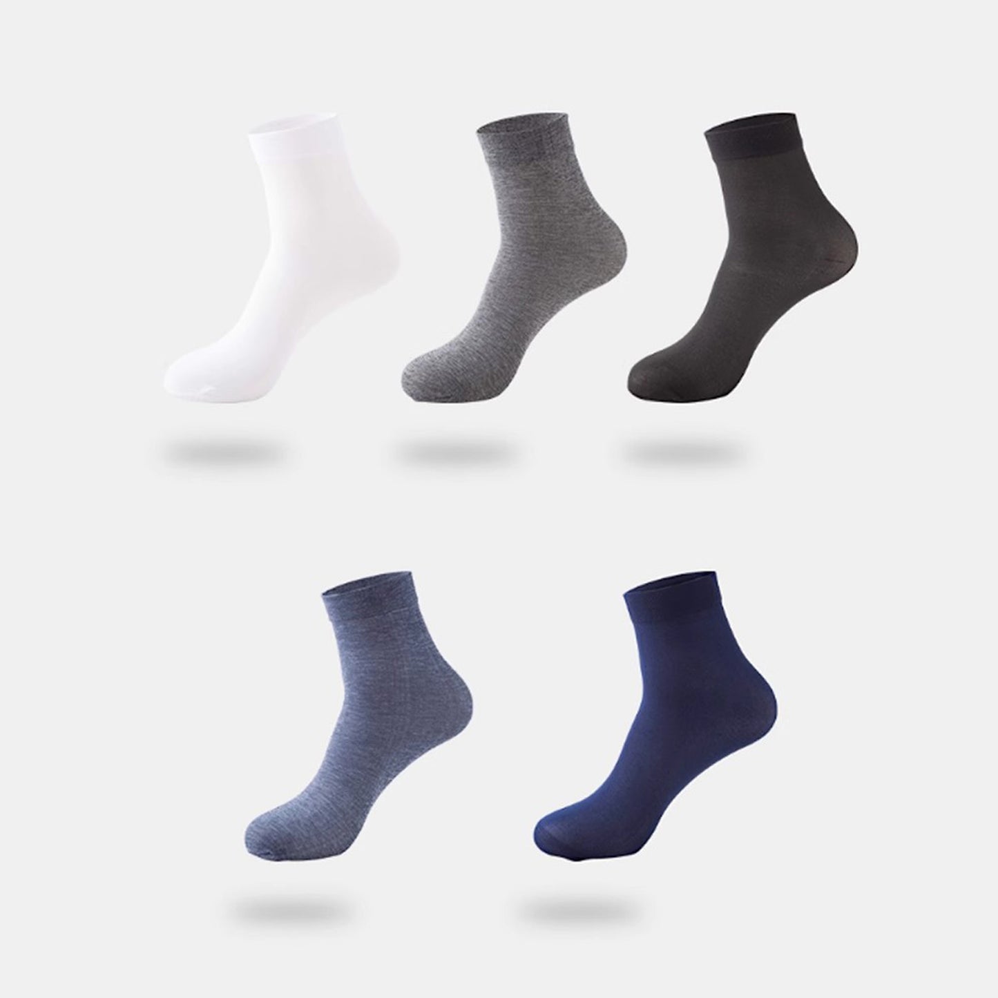 Nelipo Men's summer ice silk ultra-thin socks