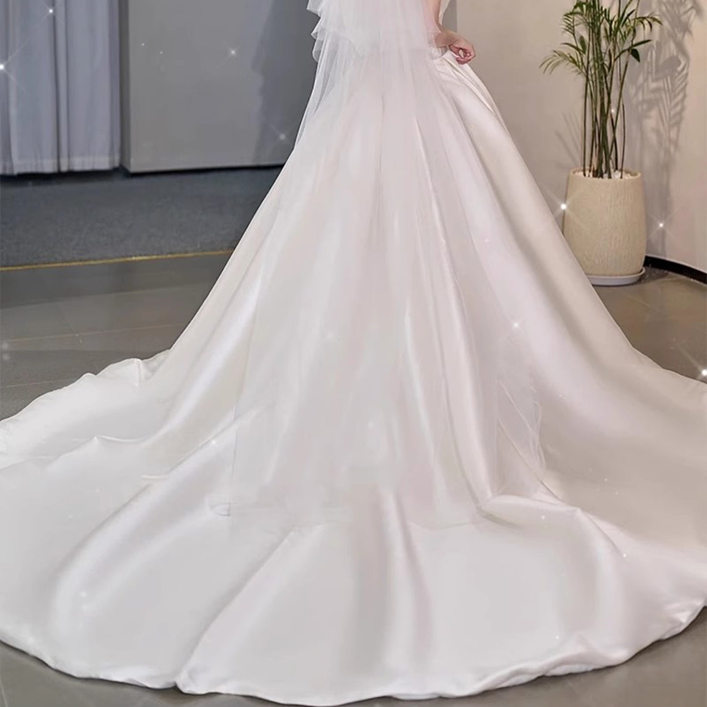 Nelipo 2024 New Satin Wedding Dresses for Bride