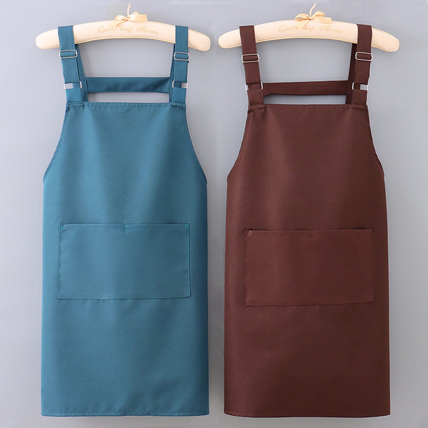 Nelipo Apron customized logo printing waterproof and oil-proof for cooking